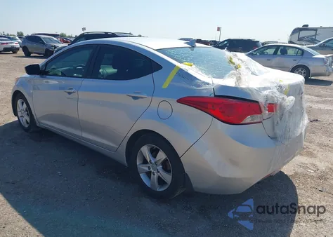 2013 Hyundai Elantra Gls из США, поврежденный, VIN 5NPDH4AE5DH250922